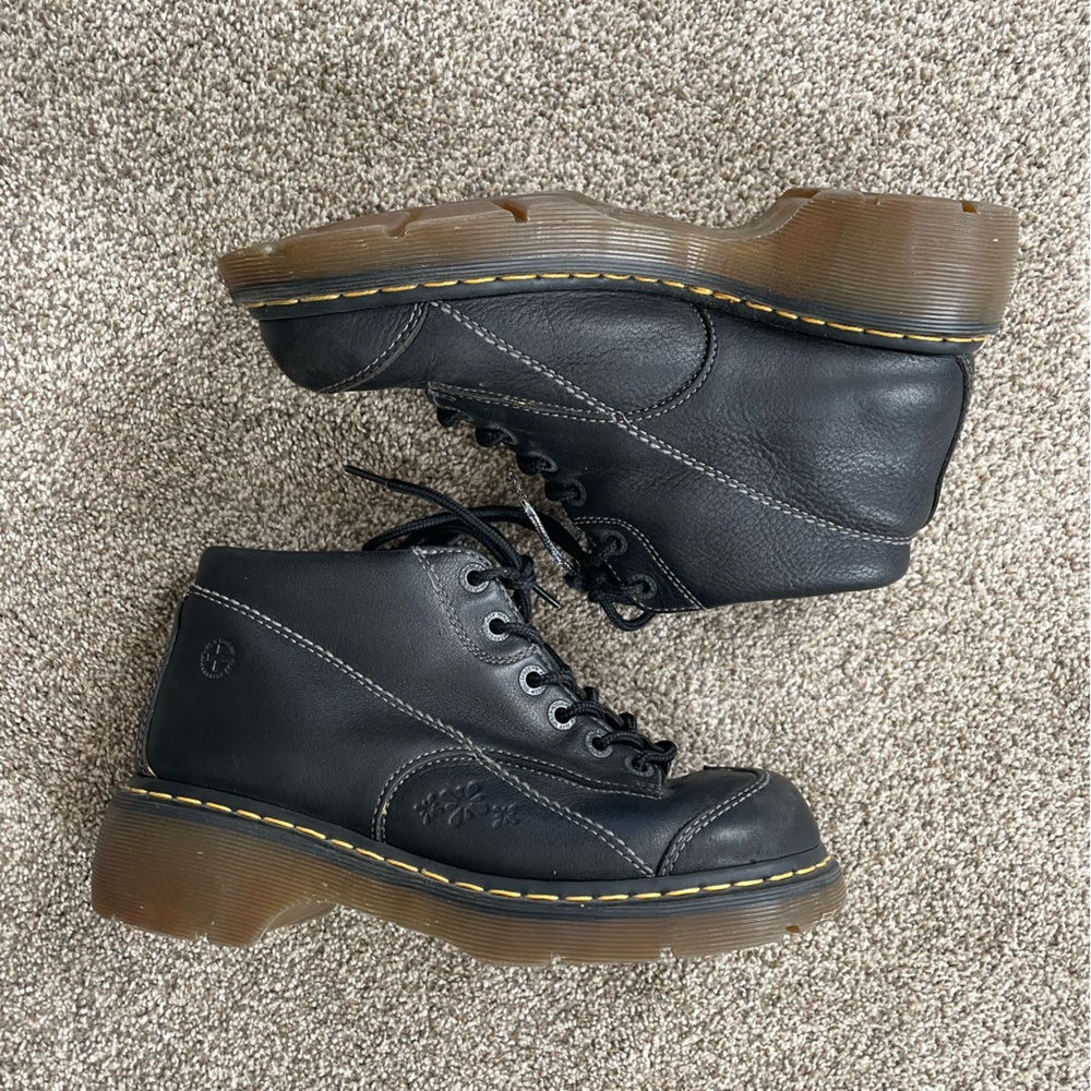 Dr Martens Vintage Floral Black Oxford Y2K